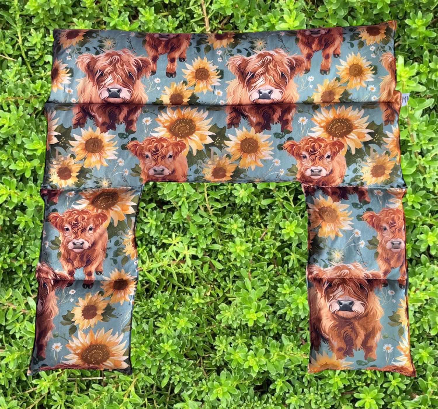 Highlands &amp; Sunflowers - Wheat Heat Bag - Over The Shoulder XXXL