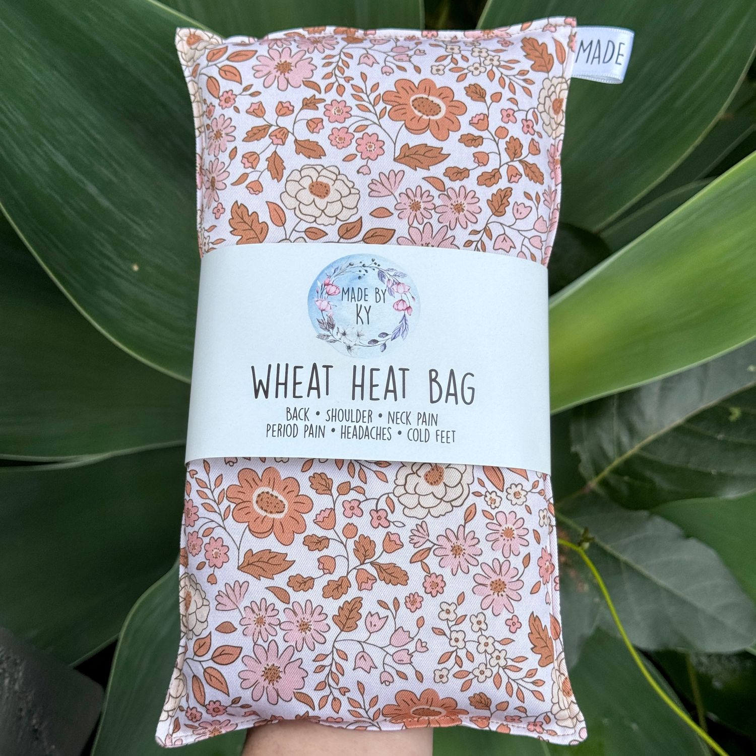 Vinty Flowers - Wheat Heat Bag - Regular Size