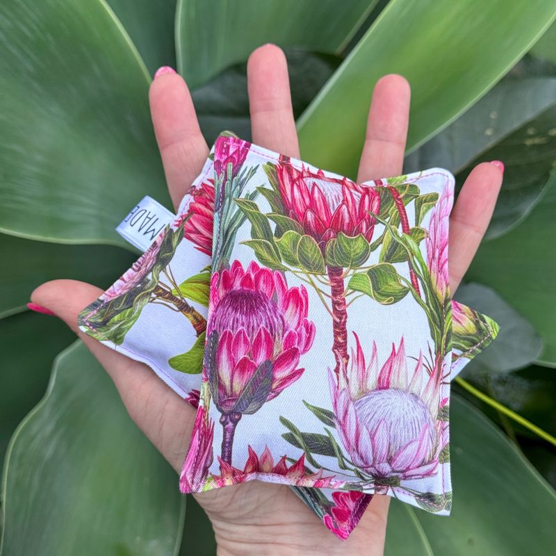 Beautiful Proteas - Wheat Heat Bag - Tiny Size