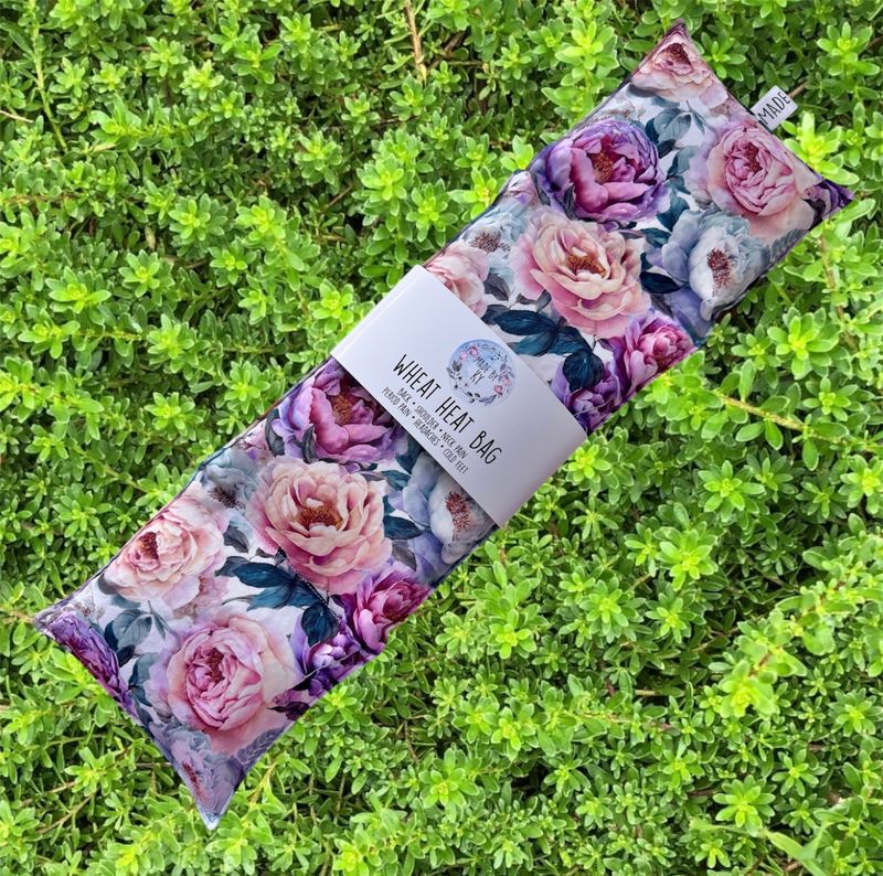 Peony Roses - Wheat Heat Bag - XL Size