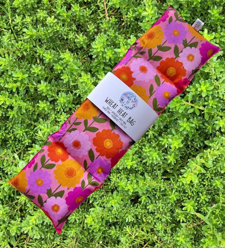 Bright Flower Fields - Wheat Heat Bag - XL Size