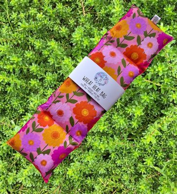 Bright Flower Fields - Wheat Heat Bag - XL Size
