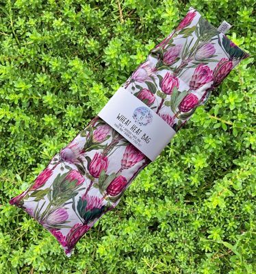 Beautiful Proteas - Wheat Heat Bag - XL Size