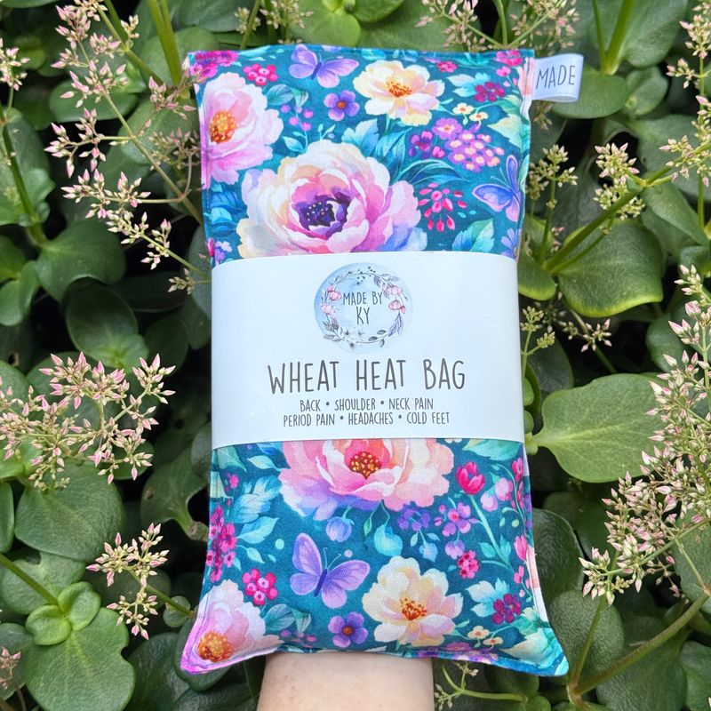Butterfly Garden - Wheat Heat Bag - Regular Size
