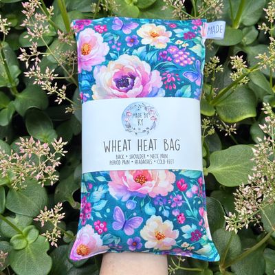 Butterfly Garden - Wheat Heat Bag - Regular Size
