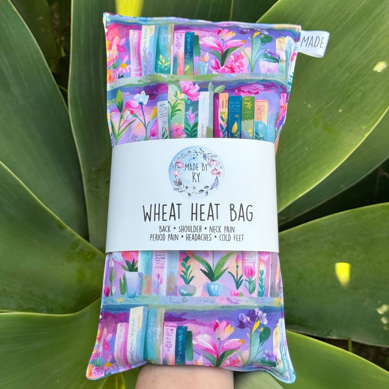 Book Lover - Wheat Heat Bag - Regular Size