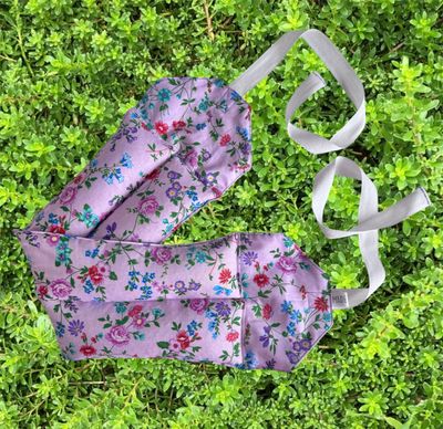 Lilac Garden - Wheat Heat Bag - Super Size with Ties