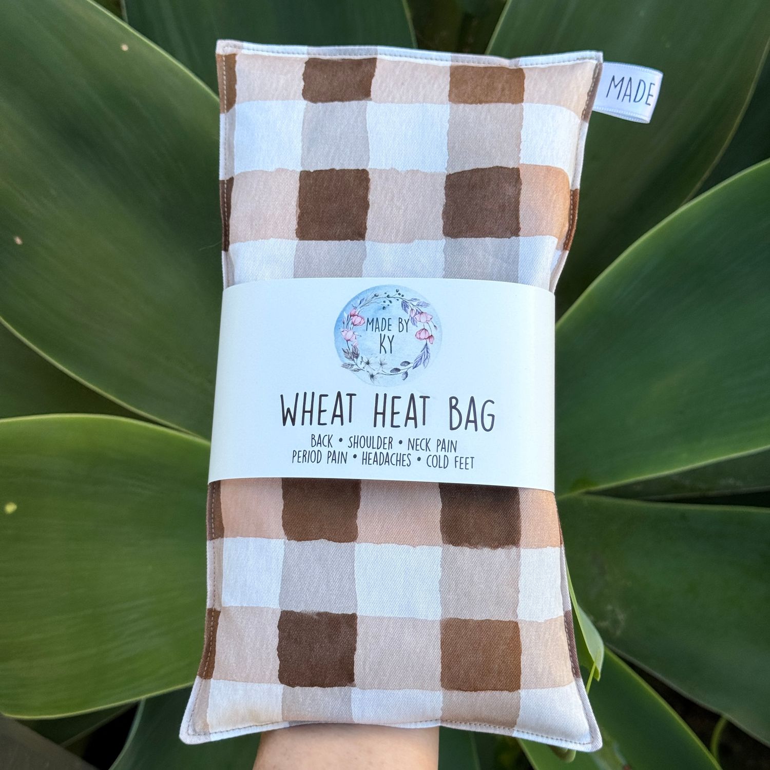 Country Gingham - Wheat Heat Bag - Regular Size