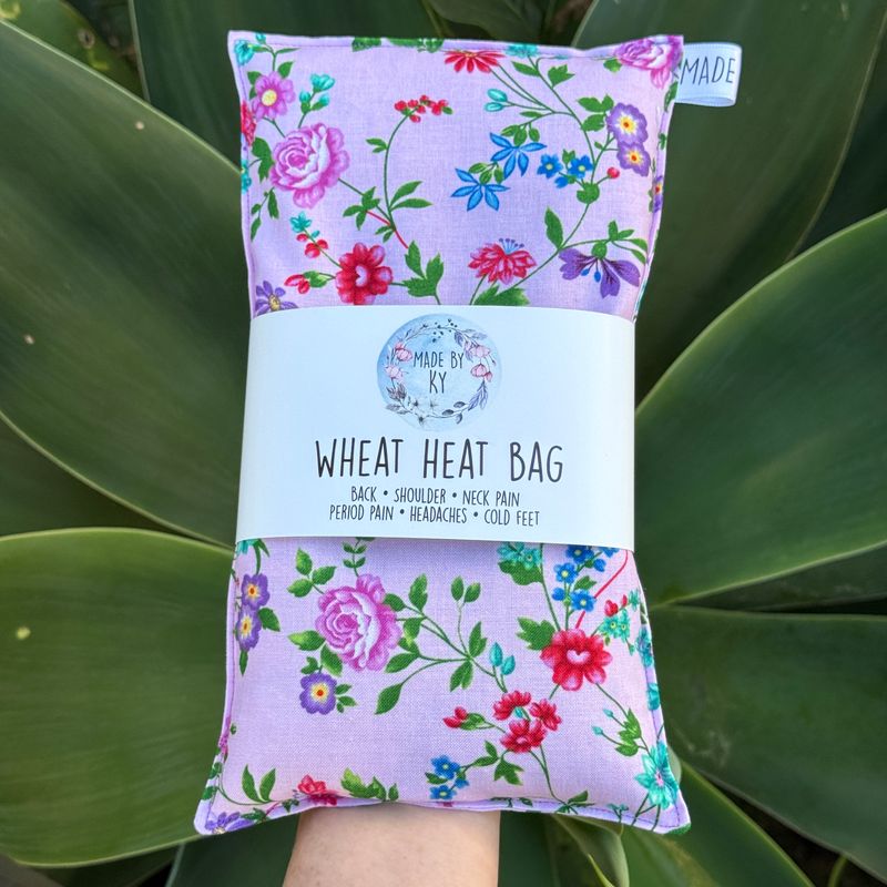 Lilac Garden - Wheat Heat Bag - Regular Size