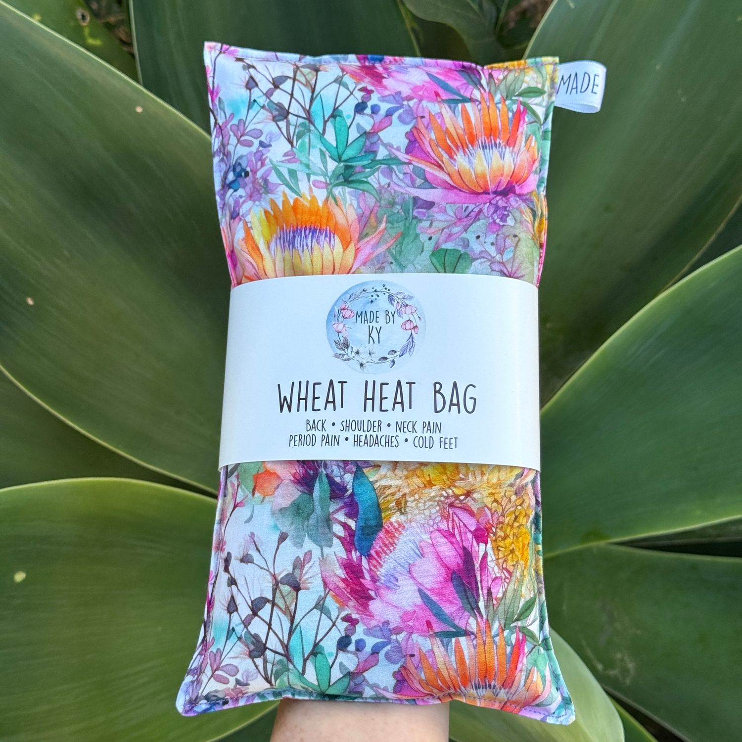 Watercolour Natives - Wheat Heat Bag - Regular Size