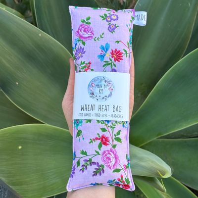 Lilac Garden - Wheat Heat Bag - Mini Size