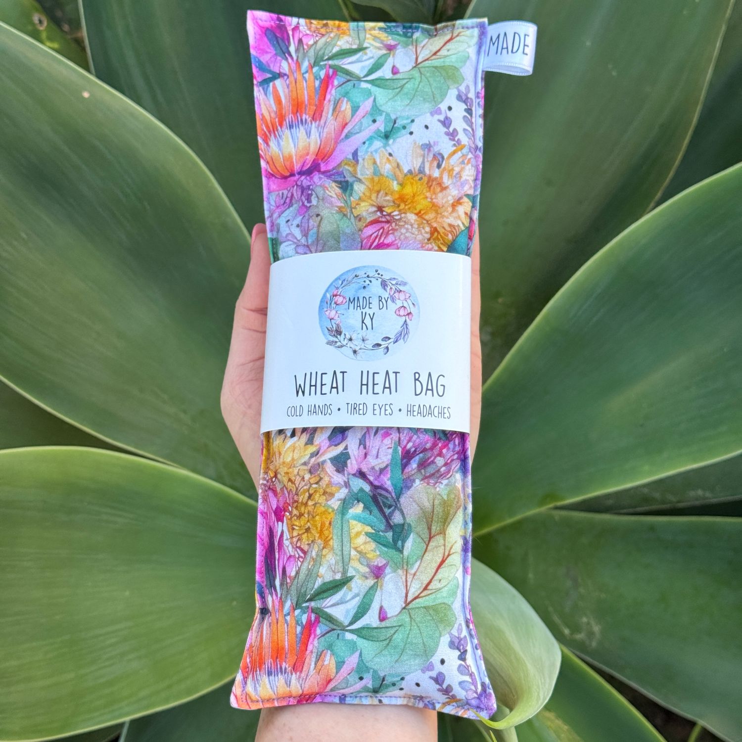 Watercolour Natives - Wheat Heat Bag - Mini Size