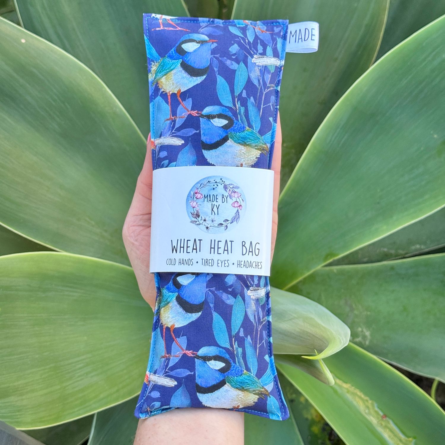 Blue Wrens - Wheat Heat Bag - Mini Size