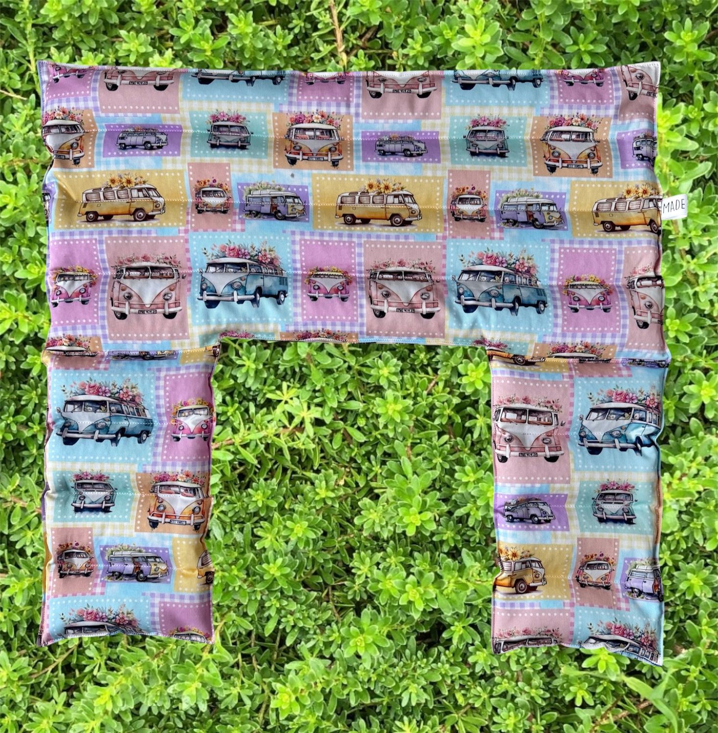 Pastel Kombi Vans - Wheat Heat Bag - Over The Shoulder XXXL