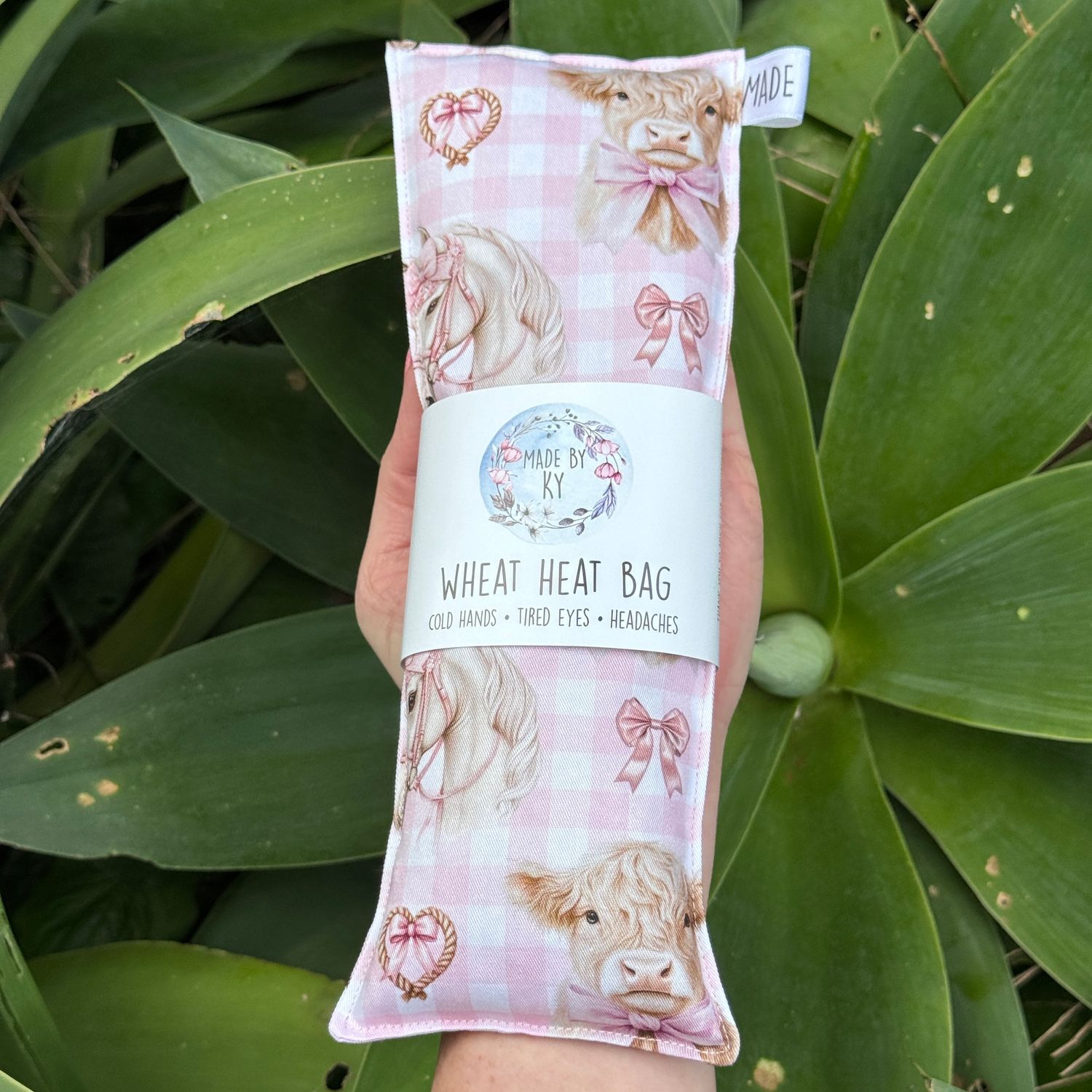 Cows, Horses &amp; Bows - Wheat Heat Bag - Mini Size