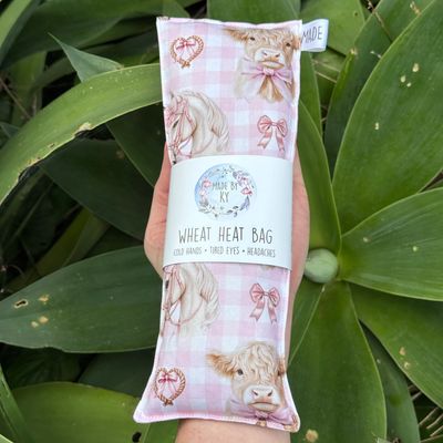 Cows, Horses &amp; Bows - Wheat Heat Bag - Mini Size