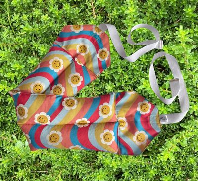 Groovy Sunflowers - Wheat Heat Bag - Super Size with Ties