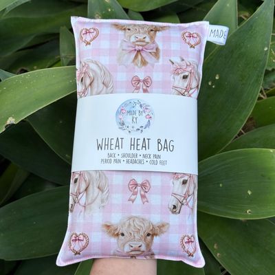 Cows, Horses &amp; Bows - Wheat Heat Bag - Regular Size
