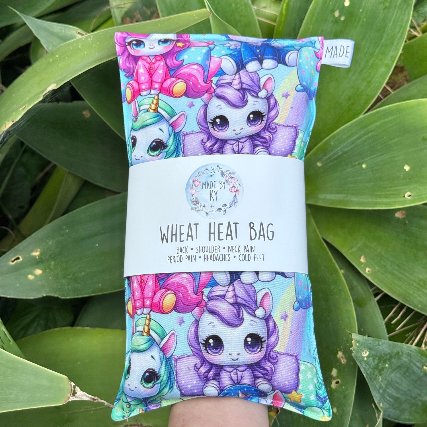 Unicorn Sleepover- Wheat Heat Bag - Regular Size