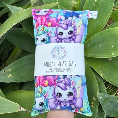 Unicorn Sleepover- Wheat Heat Bag - Regular Size