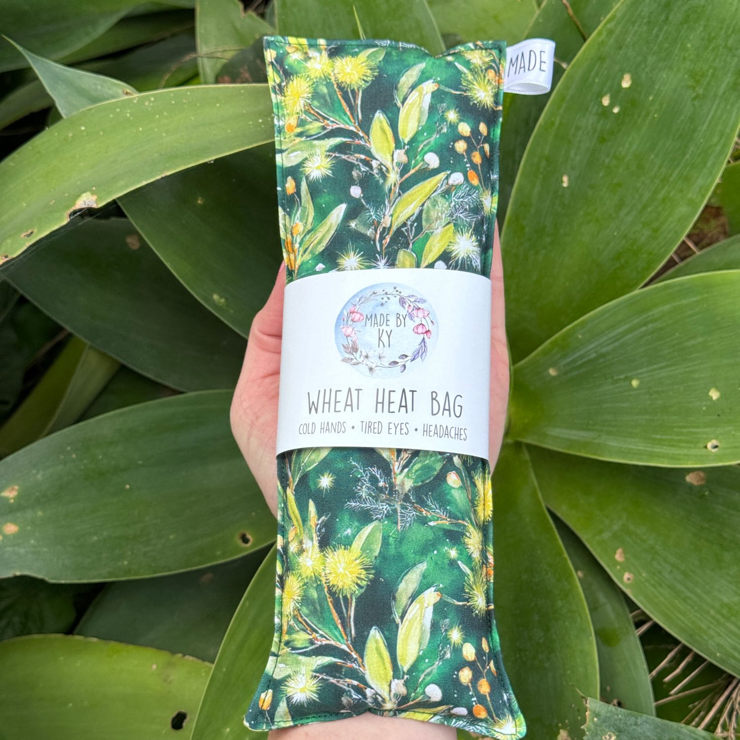 Golden Wattle - Wheat Heat Bag - Mini Size