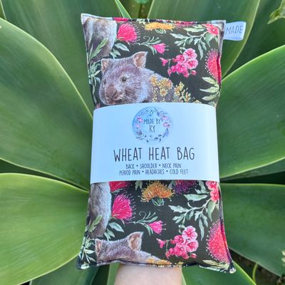 Cute Wombats - Wheat Heat Bag - Regular Size