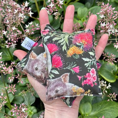 Cute Wombats - Wheat Heat Bag - Tiny Size