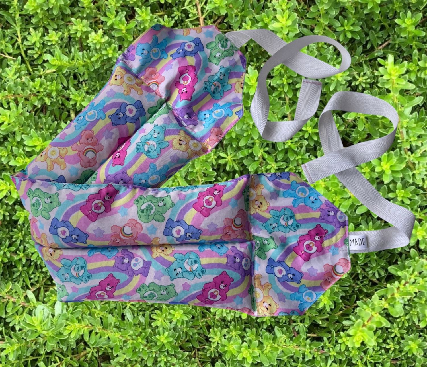 Colourful Bears - Wheat Heat Bag - Super Size with Ties