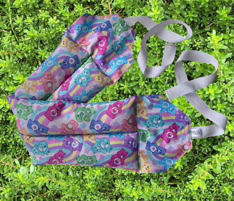 Colourful Bears - Wheat Heat Bag - Super Size with Ties