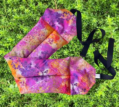 Glittery Magic - Wheat Heat Bag - Super Size with Ties