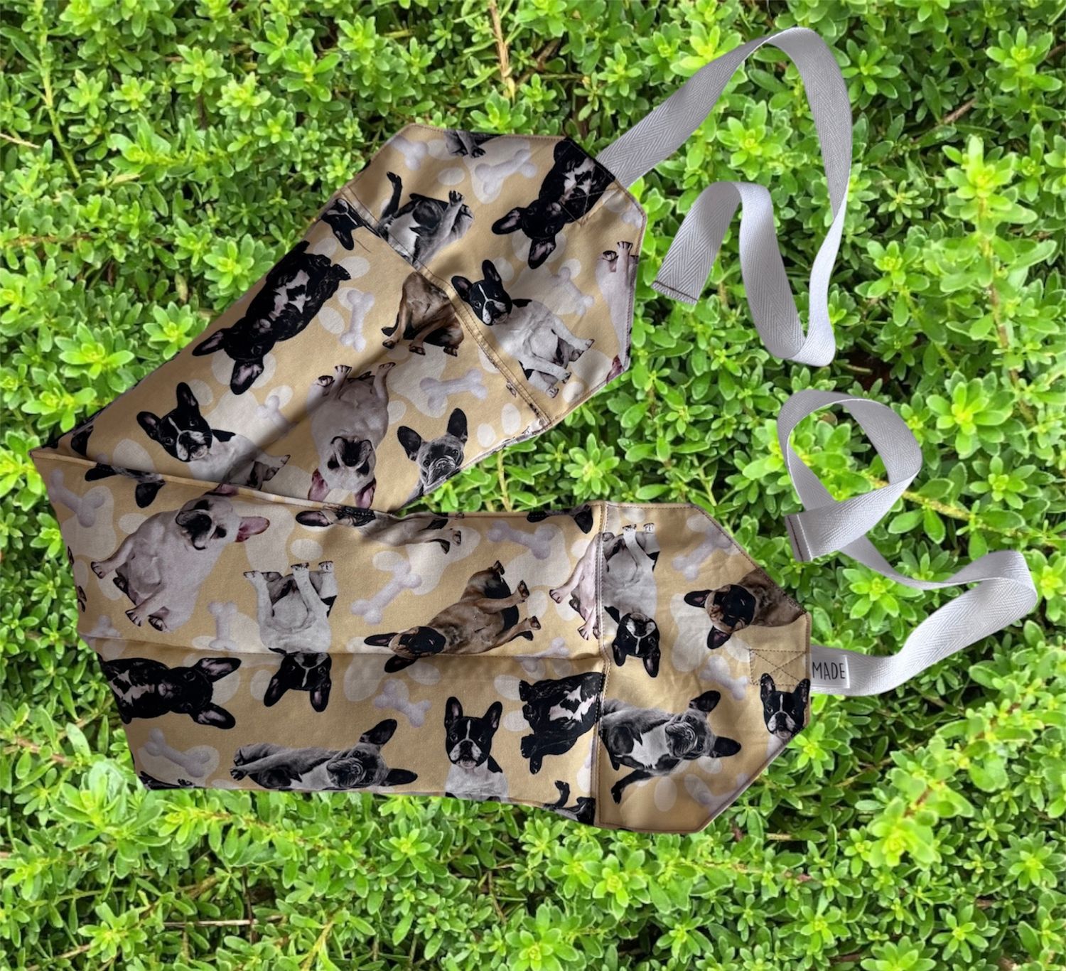 Frenchies - Wheat Heat Bag - Super Size with Ties