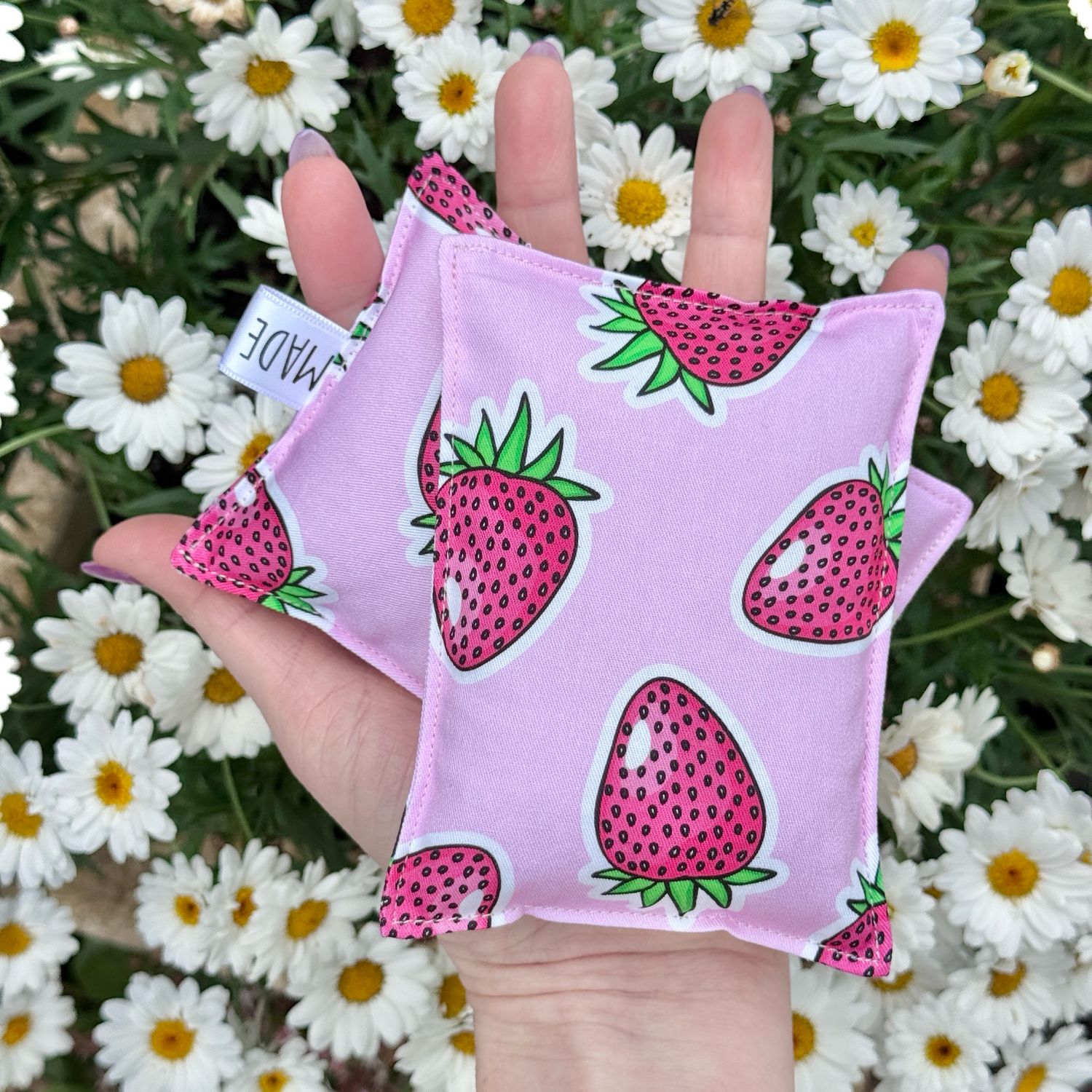 Strawberries - Wheat Heat Bag - Tiny Size