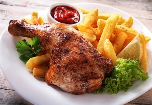 Chicken Leg Quarter Meal