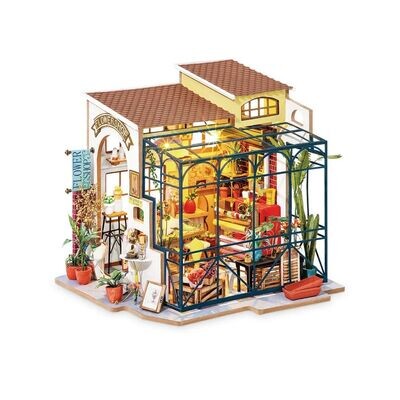 Puzzle 3D Casa miniatura Emily fiori
