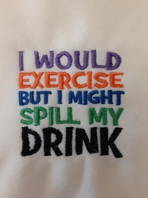 Exercise Humour Embroideries - click to see more