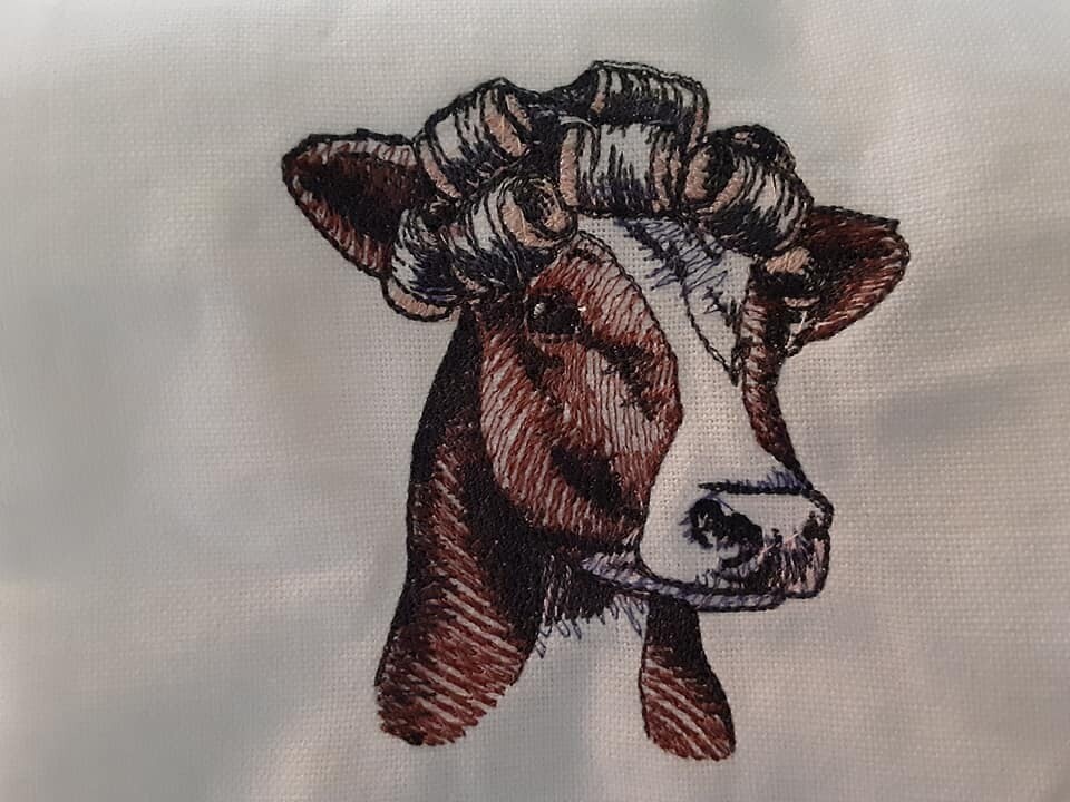Cow Embroideries - click to see more