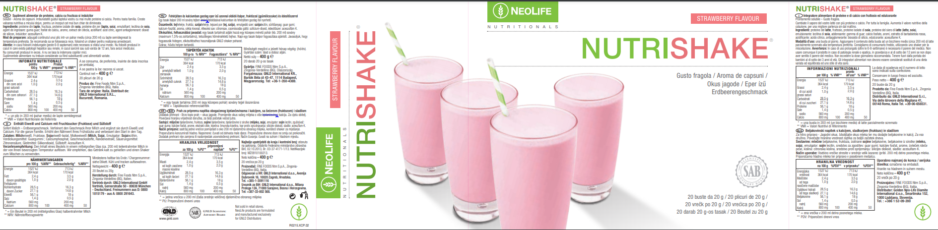 NUTRISHAKE - FRAGOLA
