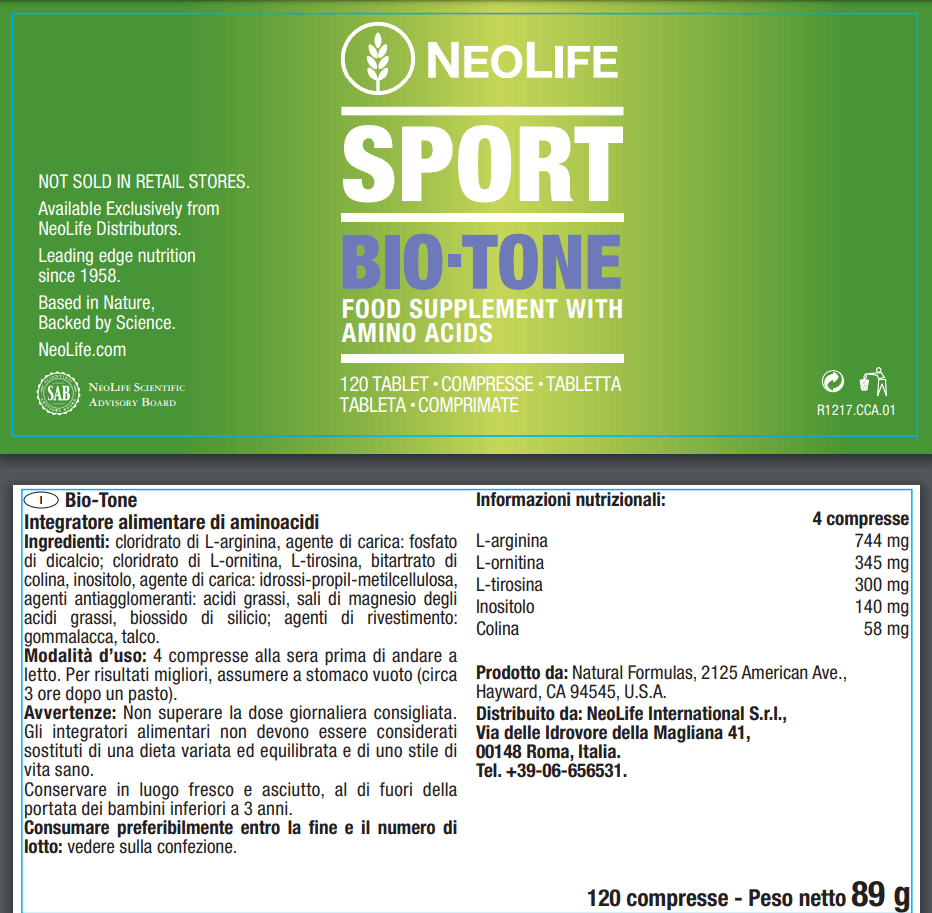 SPORT BIO-TONE AMINOACIDI