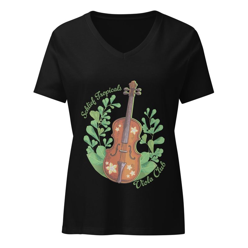 Viola Club Women’s relaxed v-neck t-shirt