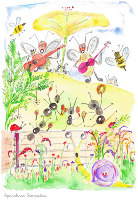 La cicala e la formica  "Apocalisse simpatica" Pubblicata per Pentagora edizioni