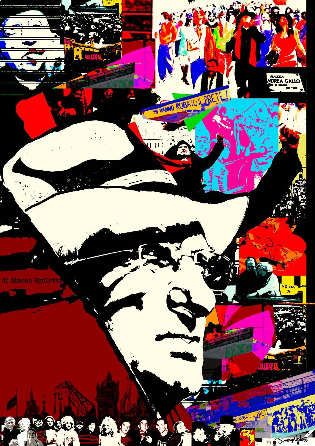Ritratti artistici alla &quot;Andy Warhol&quot; Pop-Art