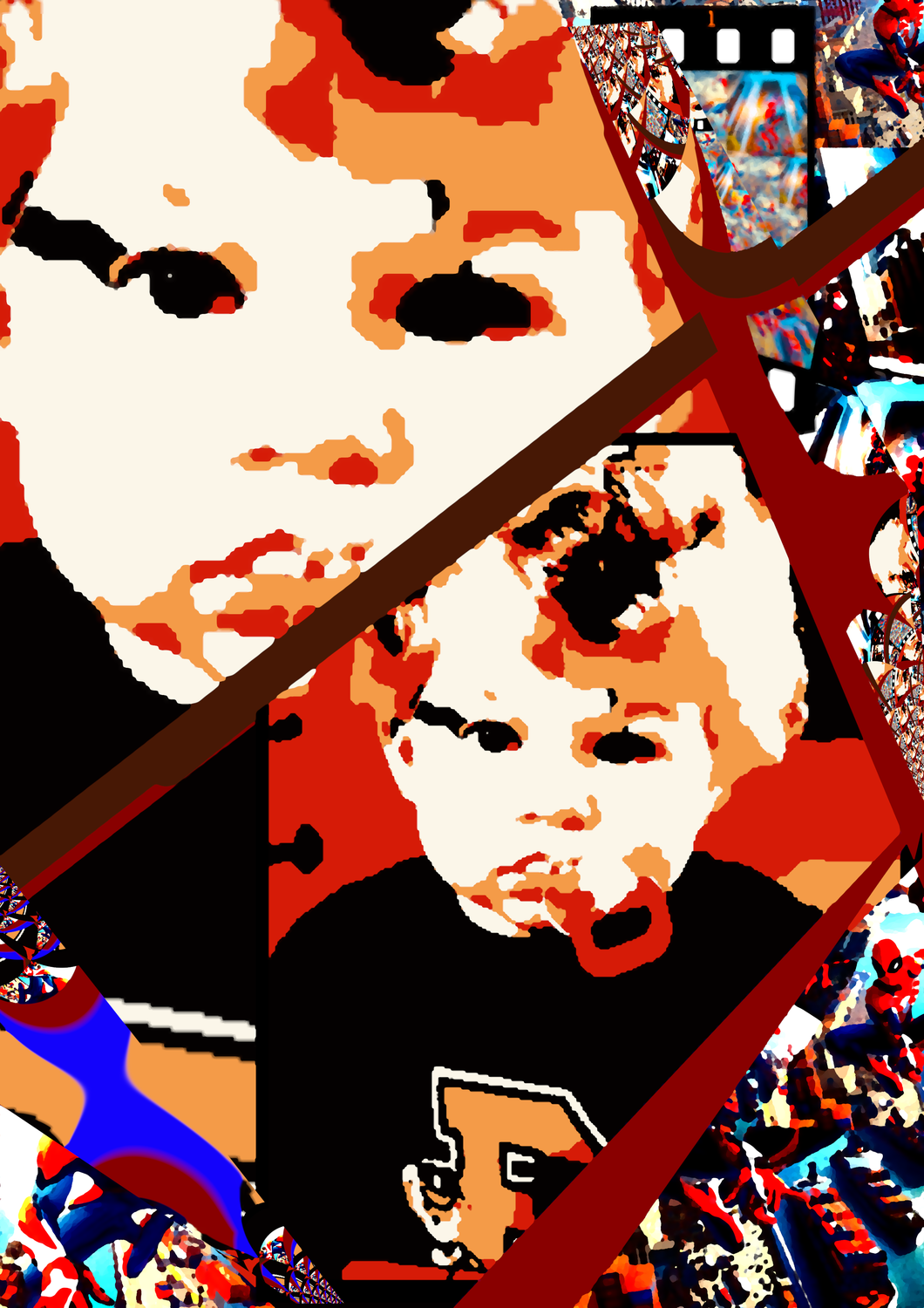 Ritratti artistici alla &quot;Andy Warhol&quot; Pop-Art