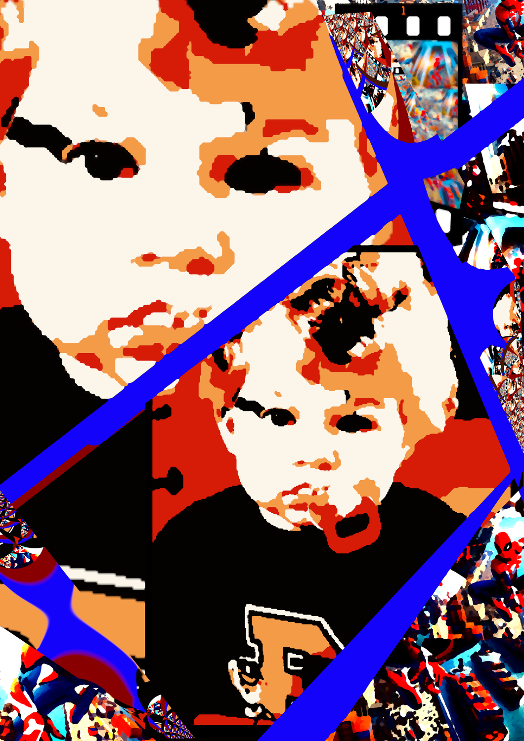 Ritratti artistici alla &quot;Andy Warhol&quot; Pop-Art