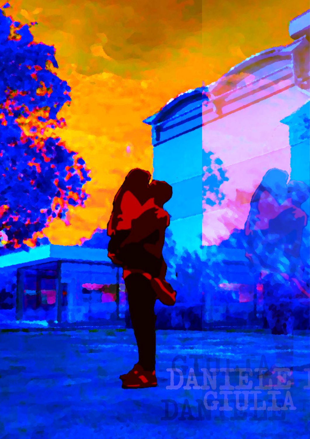 Ritratti artistici alla &quot;Andy Warhol&quot; Pop-Art