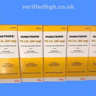 Humatrope 72iu HGH (Somatropin) Cartridge 5 Kit Deal by Eli Lilly - Buy in the UK for Growth Hormone Therapy