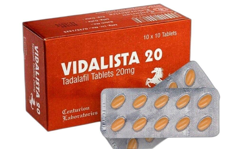 Tadalafil 20mg 100 Tablets