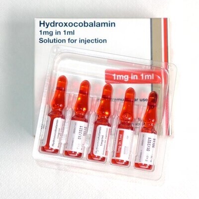 Buy vitamin b12 injections UK - Pack of 5 Glass Ampules