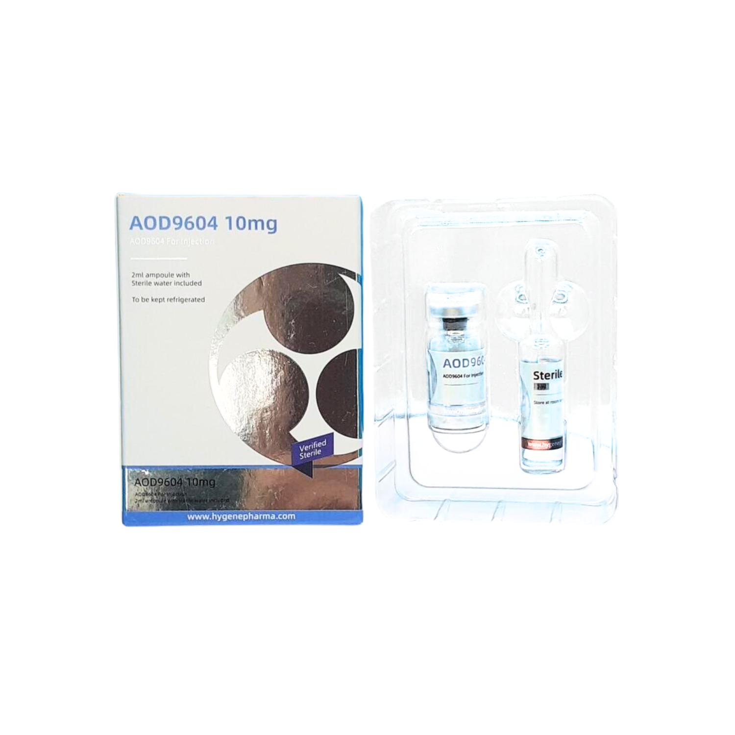 AOD9604 10mg by Hygene Pharma - Buy in the UK for Safe Fat Loss