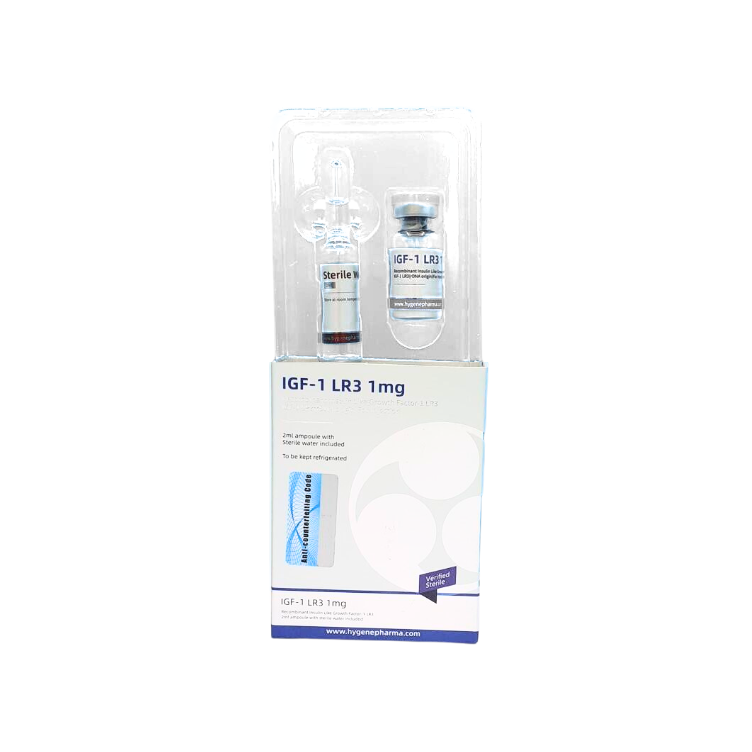 IGF-1 LR3 1mg by Hygene Pharma - Muscle-Building Peptide Available in the UK