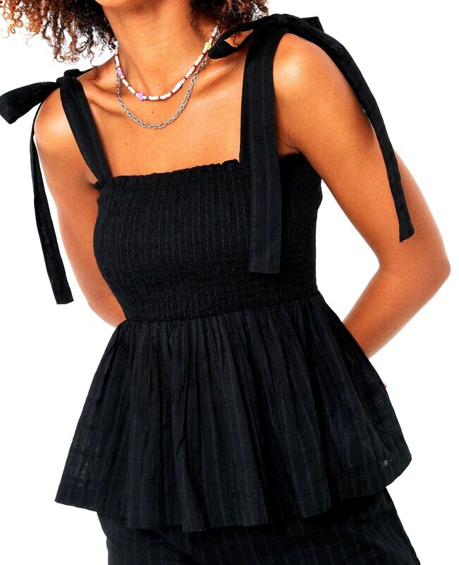 Blusita tie shoulder